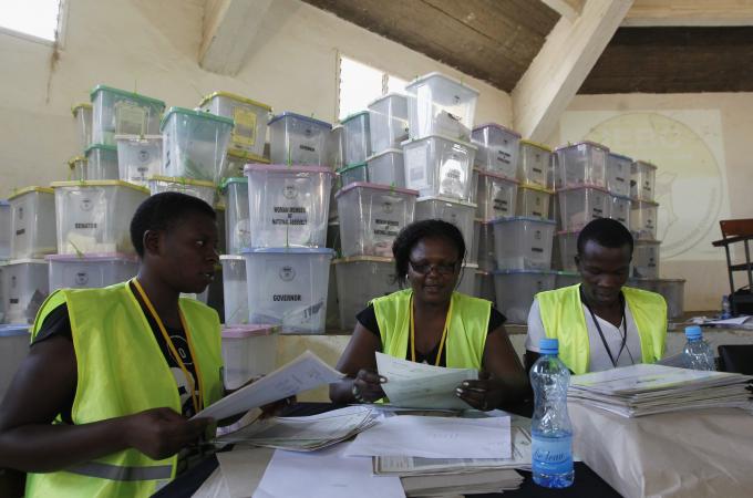 Uhuru Kenyatta won 50.07 percent of the vote, narrowly avoiding a runoff [Reuters]
