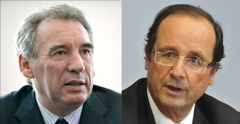 Bayrou and Hollande